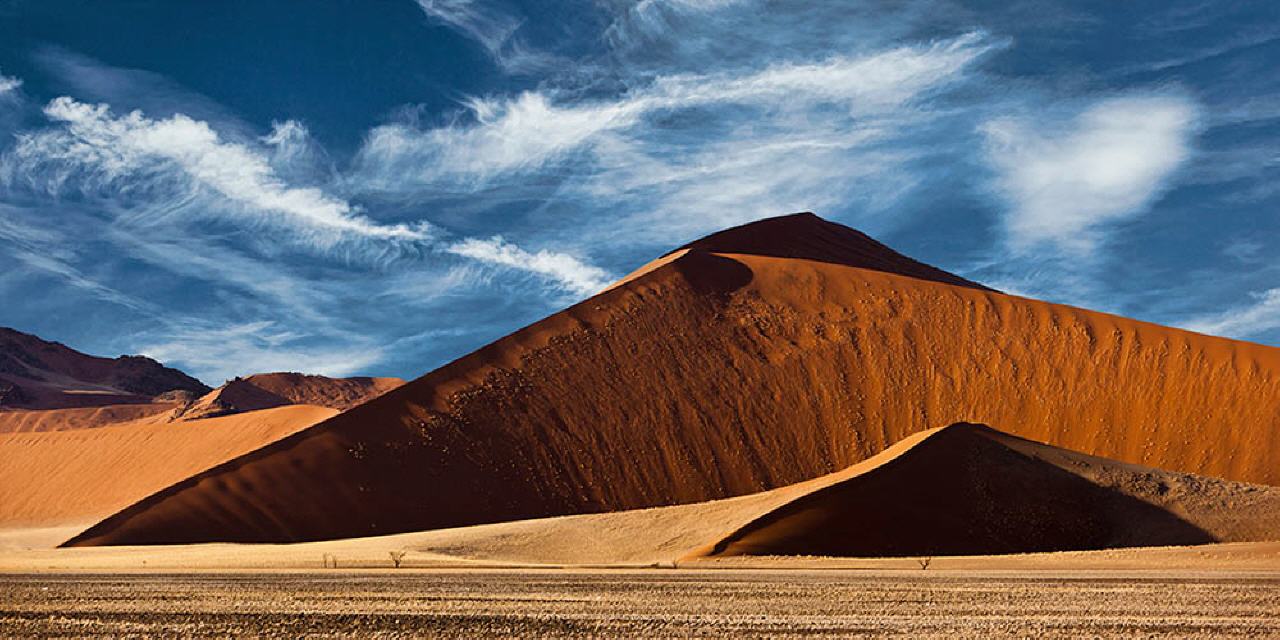 Twins, Sandünen im Sossousvlei, Namibia